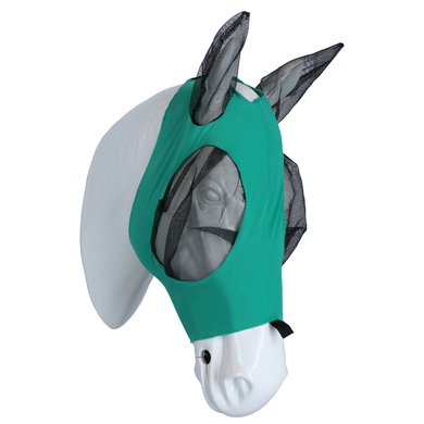 Weatherbeeta Vliegenmasker Deluxe Stretch Bug met Oren Turquoise/Zwart
