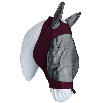 Weatherbeeta Fly Mask Deluxe Stretch with Ears Purple/Black