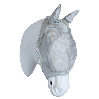 Waldhausen Fly Mask Premium for Headcollar with Ears Silver Grey
