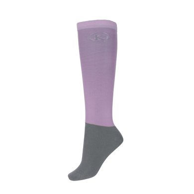 Kavalkade Chaussettes KavalSocks Extra Fin Rose/Gris