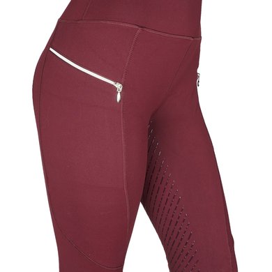 Weatherbeeta Ladies Veda Technical Tights (Mulberry) - Cool Equestrian