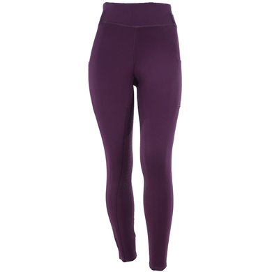 BR Breeches Babs Tregging Silicone Seat Blackberry Wine 44