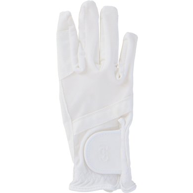 PS of Sweden Riding Gloves PU Leather White