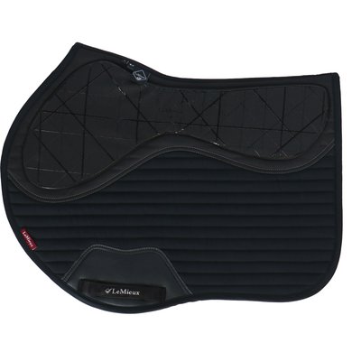 LeMieux Saddlepad Softshell Grip EuroJump Black L (Full)
