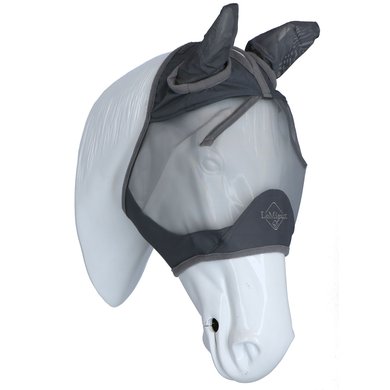 LeMieux Fly Mask ArmourShield Pro Half Grey
