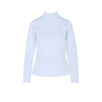 Montar Shirt Hilma Tone in Tone Crystals Long Sleeves White S