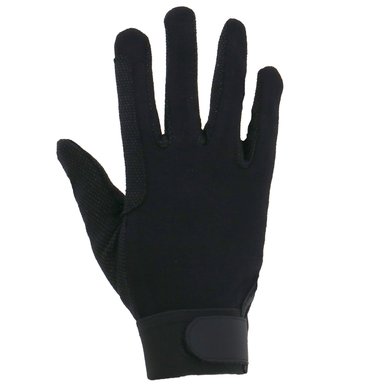 Kerbl Riding Glove Cotton Jersey Black
