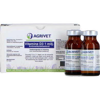 Besmettelijk Joseph Banks bruiloft Vitamine-d3-miljoen Inj. Agrivet 12x10ml - Agradi.nl