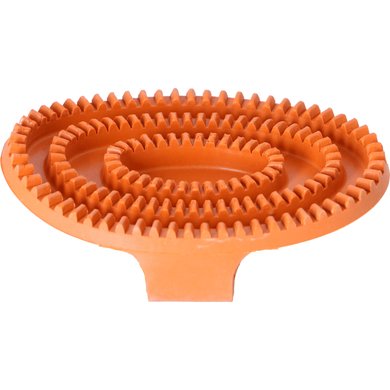 Harry's Horse Rubber Curry Comb Small Orange