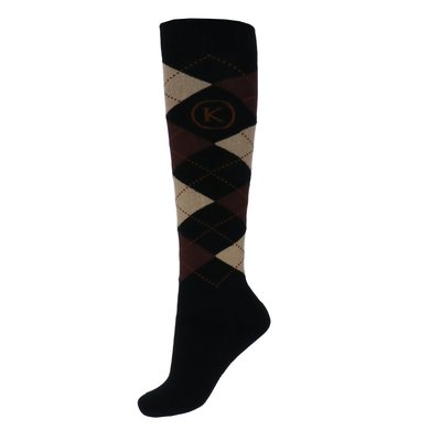 Kavalkade Socks KavalSocks Black/Brown/Light Brown
