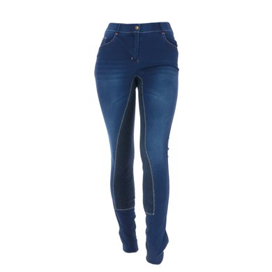 HKM Breeches Summer Denim 3/4 Seat Blue jeans
