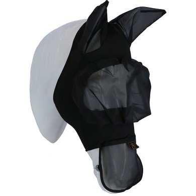 BR Fly Mask with Ears Mesh/Lycra Black