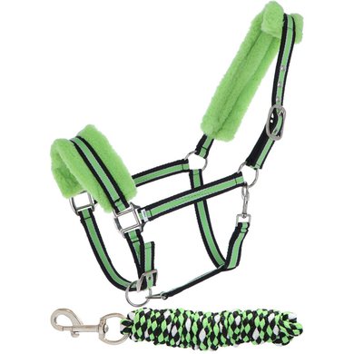 Premiere Halter Set Synth Colourful Carabiner Green Full