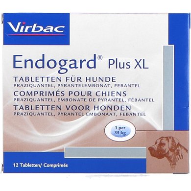 Virbac Endogard Plus XL Ontwormingstablet Hond 12tabl