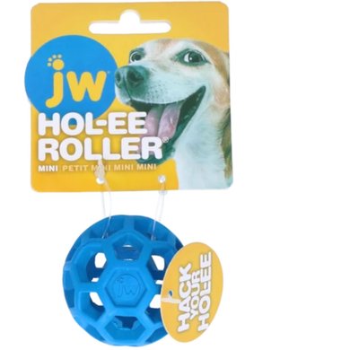 JW Balle de Jeu HOL-EE Roller Mini Bleu