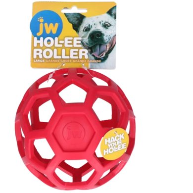 JW Speelbal HOL-EE Roller L Rood