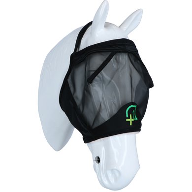 Agradi Horse Fly Mask Fine Mesh without Ears Black