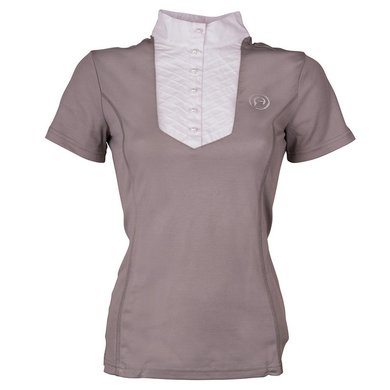 ANKY T-shirt d'Concours Pleated Manches Courtes Fog Grey XXS