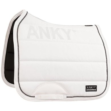 ANKY Tapis de Selle XB241110 Dressage Blanc clair Full