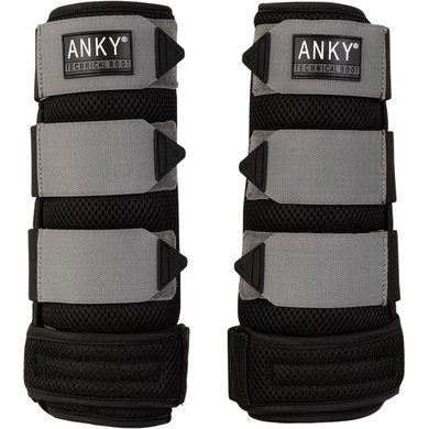 ANKY Leg protection 3D Mesh Black/Steel Grey S
