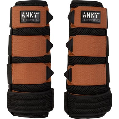 ANKY Leg protection 3D Mesh Black/Rust S