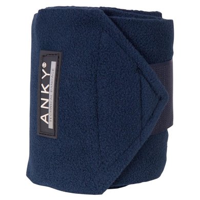 ANKY Bandages Basic Fleece Set van 4 Navy 3,5m