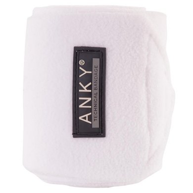 Anky Bandages Basic Fleece Jeu de 4 Blanc 3,5m