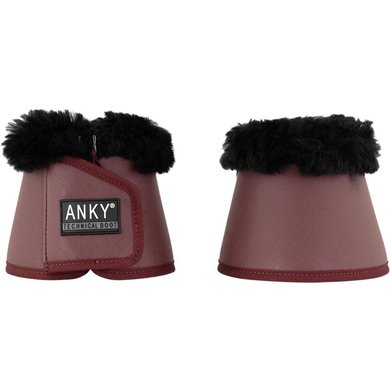 ANKY Bell Boots Sheepskin New Maroon