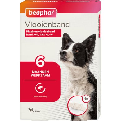 Beaphar Vlooienband hond wit 1st