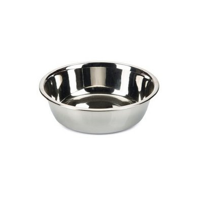 Beeztees Dog Food Bowl Stainless Steel Silver