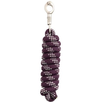 BR Lead Rope 4-EH with a Panic Snap Blackberry Wine One Size