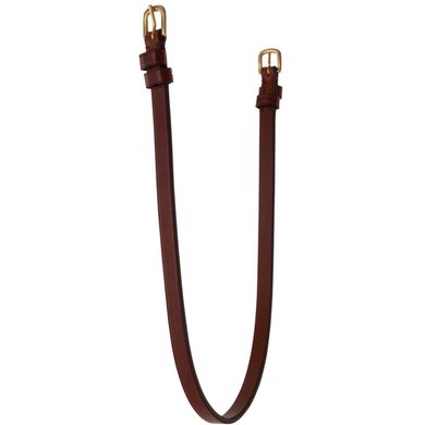 BR Throat band with 2 Round Buckles Tobacco/Koper