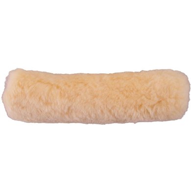 BR Nose Band Cover Sheepskin with a Chain Naturel 28cm
