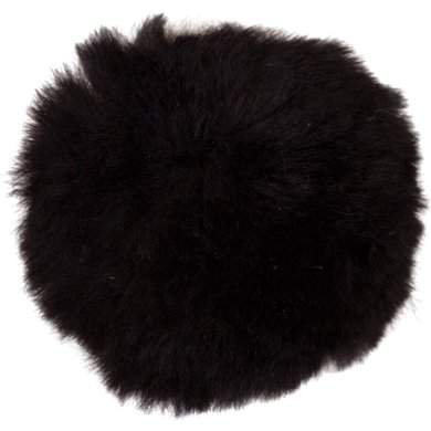 BR Nose Protector Sheepskin Mex with a Chain Black