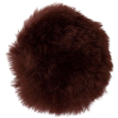 BR Nose Protector Sheepskin Mex with a Chain Brown