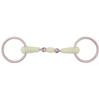 BR Loose Ring Snaffle Apple Mouth 18mm Double RVS