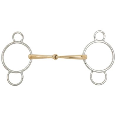 BR Loose Ring Snaffle Soft Contact Single Snaffle Pessoa 12mm