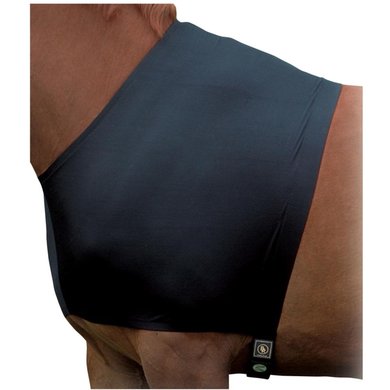 BR Protection de Poitrail/Épaules Classique Confort Lycra Noir