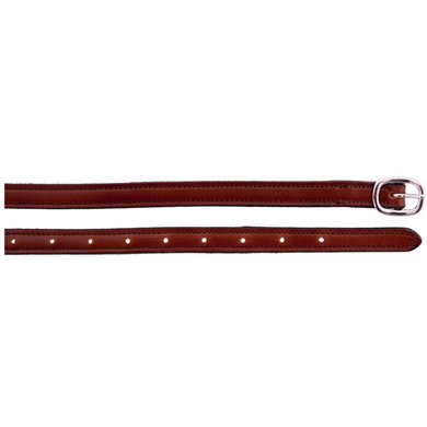 BR Spur straps Leather Lined St Steel Buckle Tobacco 13mm