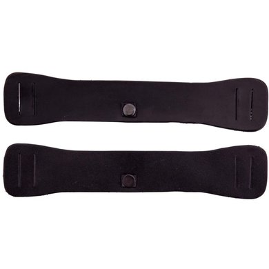Premiere Spur Guards Leather with Button per Pair Black