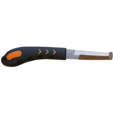 Agradi Hoof Knife 2-sided Cutting Plastic Handle Black
