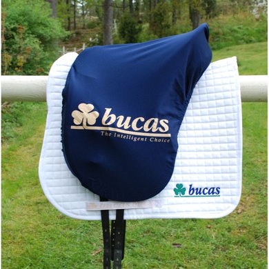Bucas Saddle Cover Bucas Logo Silver