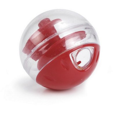Beeztees Snack Ball Twirly Plastic Adjustable Cat Red 5,5cm
