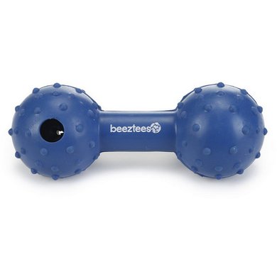 Beeztees Gummihantel Glocke Massiv Blau 11,5cm