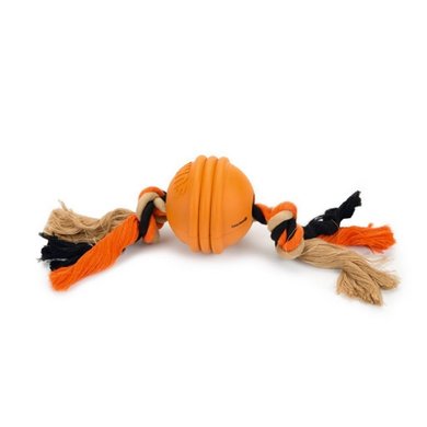 Beeztees Balle Sumo Orange Corde: 31cm/Diamètre balle: 7,9cm