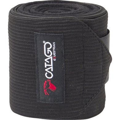 Catago Bandages Fleece Elastisch Zwart One Size