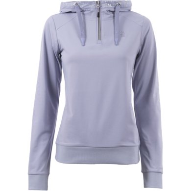 Cavallo Hoody Fae Sporty with Short Zip Dames Blue Violet 34