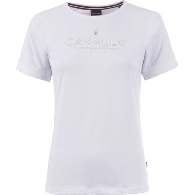 Cavallo T-shirt Caval Cotton Wit 40