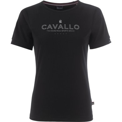 Cavallo T-shirt Caval Cotton Zwart 34