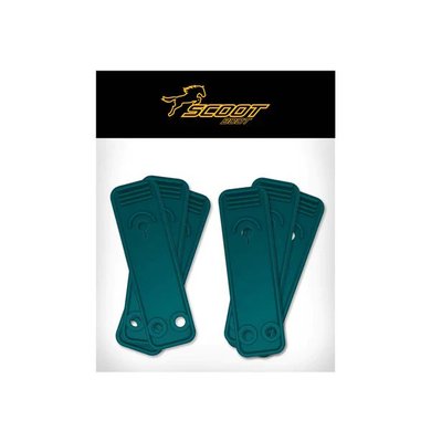 Scoot Boots Front Strap Emerald One Size